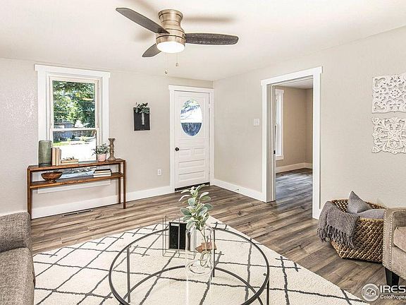 Living room leading into guest room