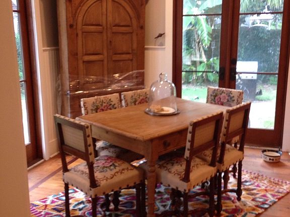 Furnished Dining Room