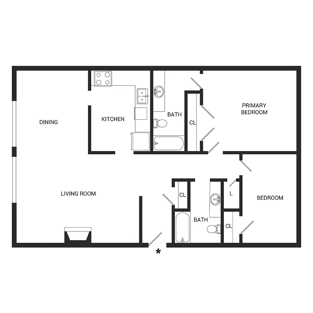 Floor plan B3