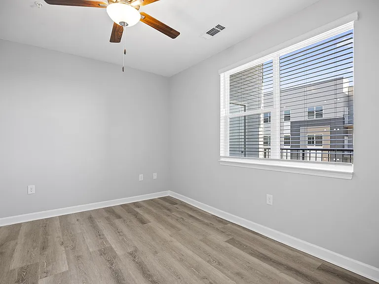 Seamless living/dining/kitchen flow