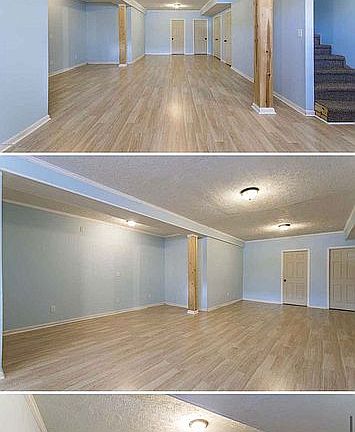 Huge finished basement 