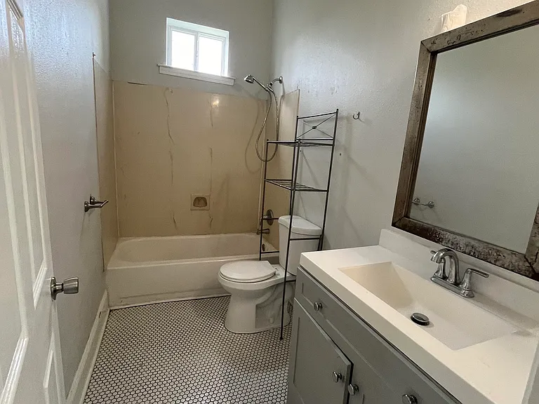 Hallway bathroom