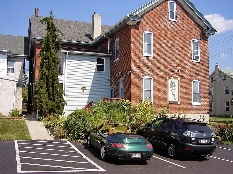 Rear of the building (private entrance)