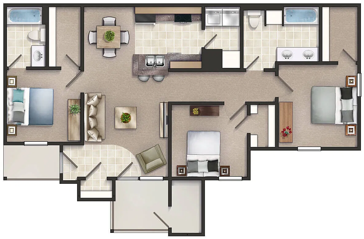 Floor plan The Vendegrift