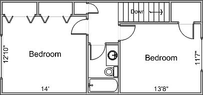 Second Floor Plan For 53 Sinykin Cir