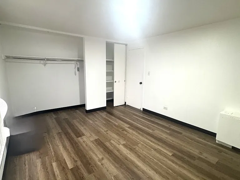 Bedroom with lots of closet space