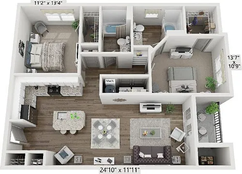 Floor plan B2A