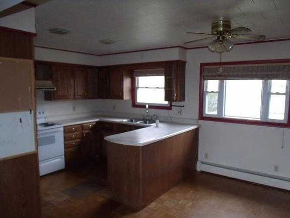 kitchen and dining area