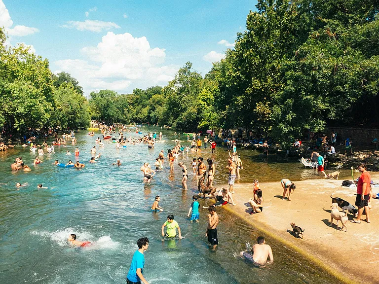 Nearby Barton Springs Offers Refreshing Outdoor Fun for Residents