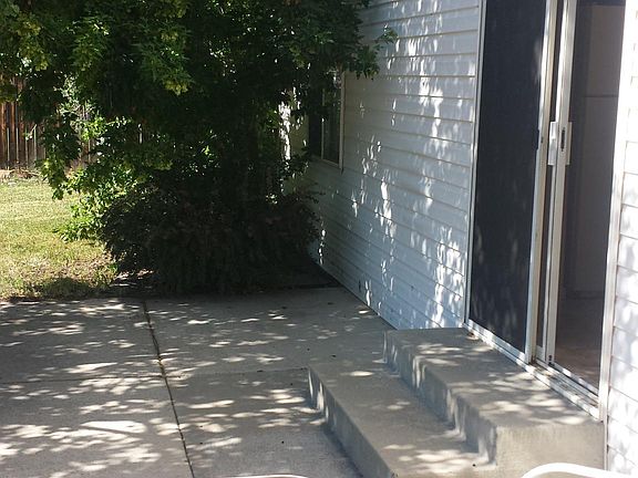 Part of backyard