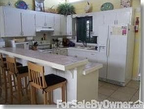 kitchen with bar