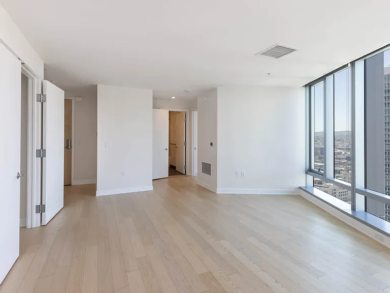 Living Room with Floor-to-Ceiling Windows