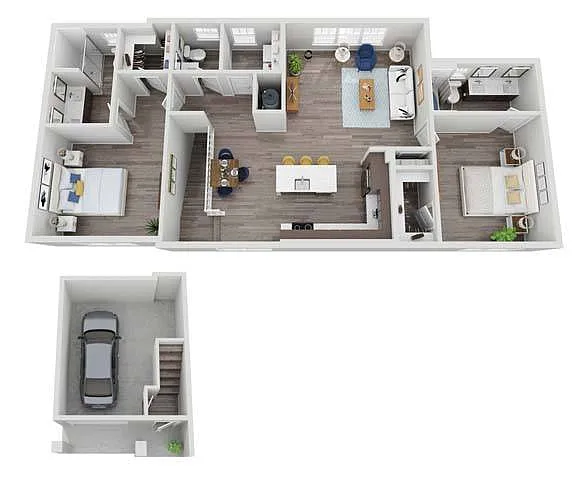 Floor plan Heritage (Walk-Up)