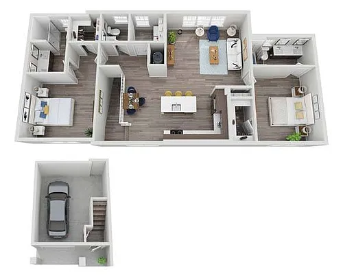 Floor plan Heritage (Walk-Up)