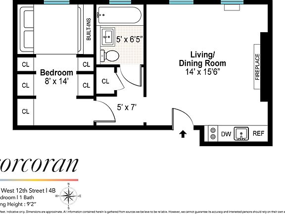 2nd image of 344 W 12th St APT 4B