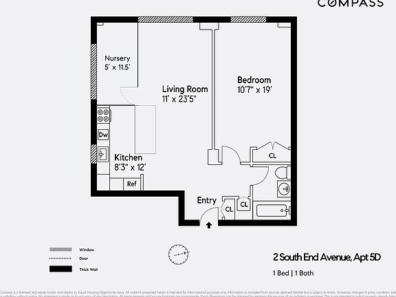 2nd image of 2 S End Ave APT 5D