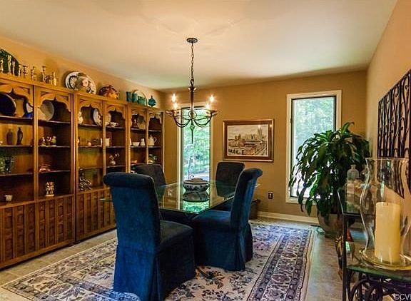 Formal Dining Room with tile floor