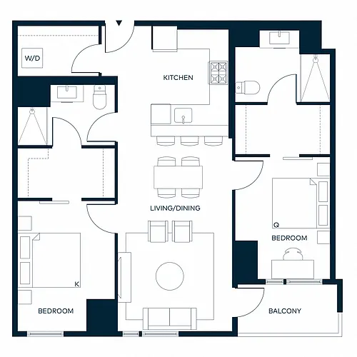 Floor plan B2