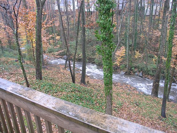 Bubbling Ck after 1/2" rain