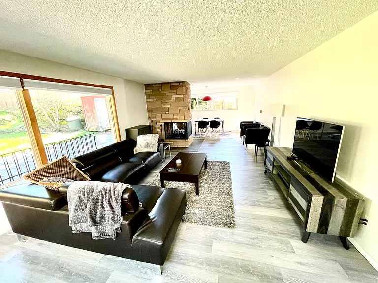 Living Room and Dining Room in back