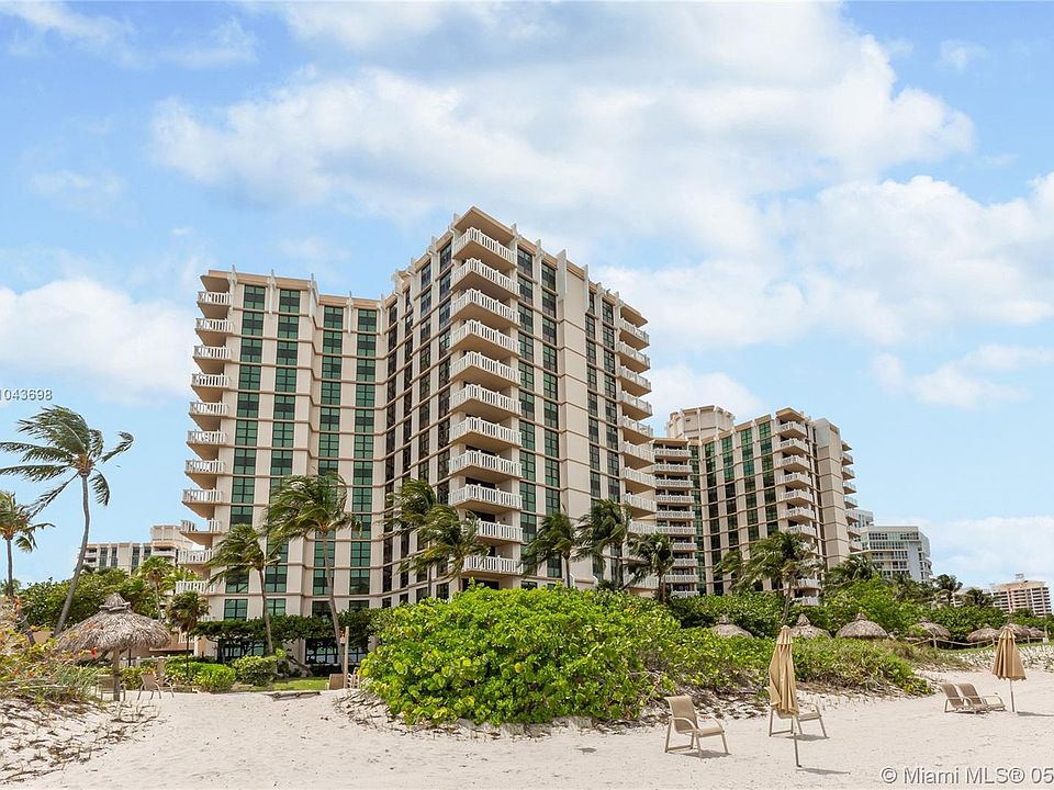 Oceanfront building with private beach