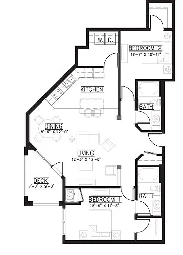 Floor plan D1