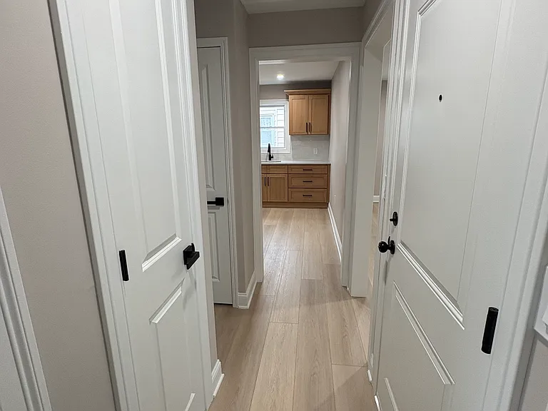 Main hall, all new door, molding & trim.