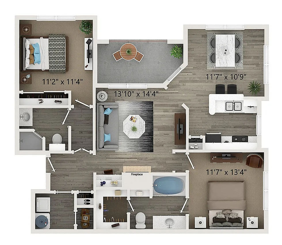 Floor plan B2