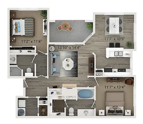 Floor plan B2