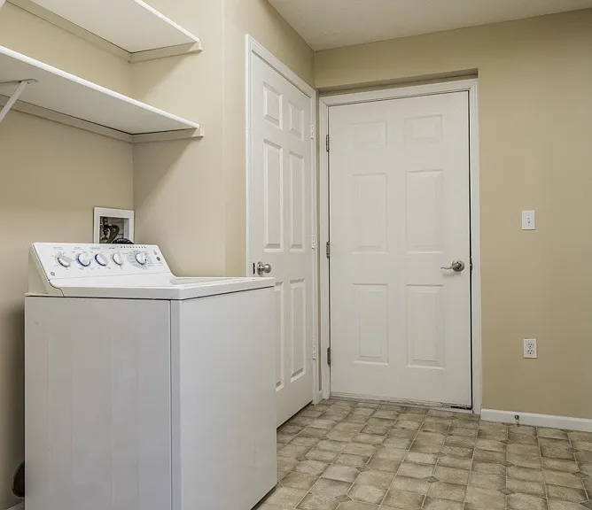 A full-sized washer and dryer are included with every apartment home.