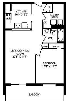 Floor plan 1106-245