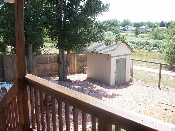 looking out over deck east