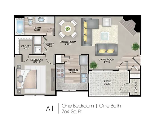 Floor plan A1