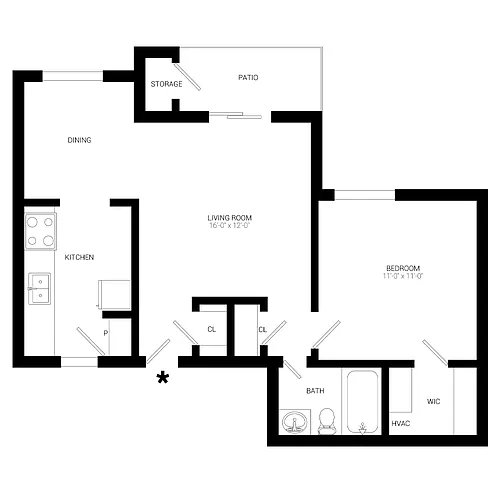 Floor plan Willow