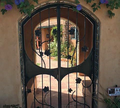 Entrance to courtyard