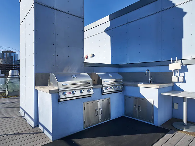 Rooftop Lounge with Grilling Area