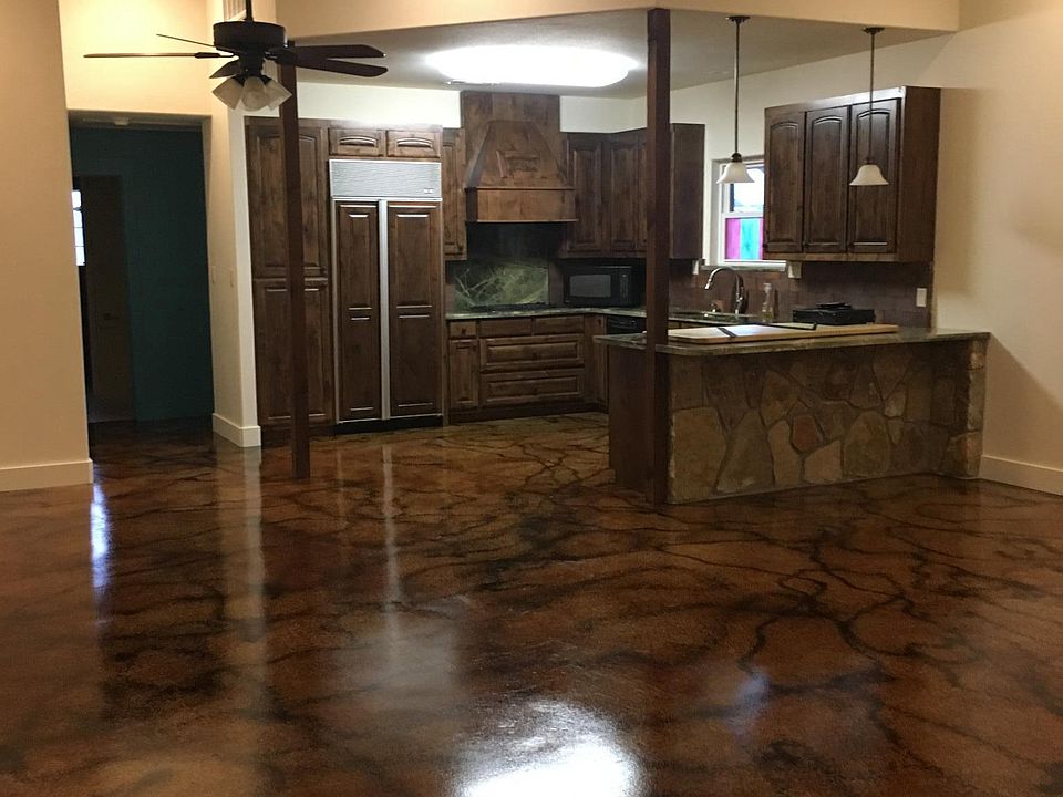 open living/dining/kitchen