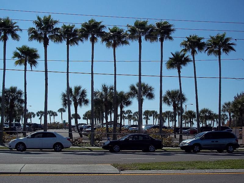 Redington Shores Public beach directly across the street