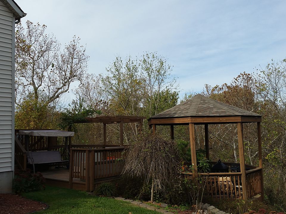 Gazebo and connecting deck