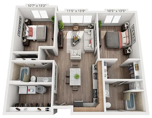 Floor plan Hanging Lake