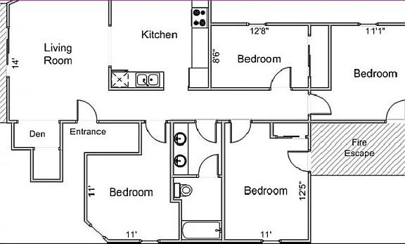 621 N Frances St #2 621 N Frances St #2