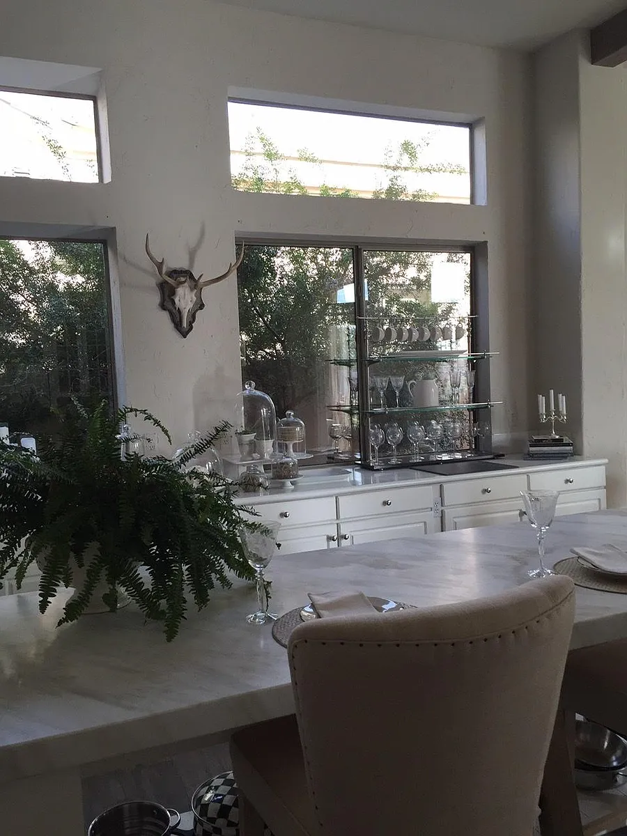 Extra large gourmet kitchen with massive marble island - 13465 N 97th Way