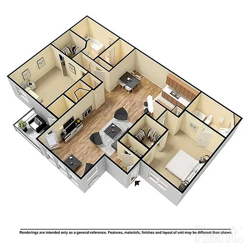 Floor plan The Glenwood