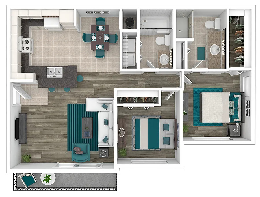 Floor plan The Malibu