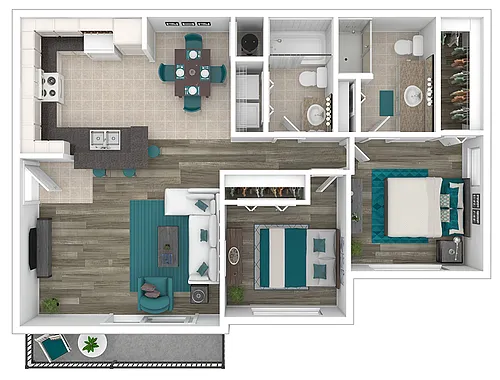 Floor plan The Malibu