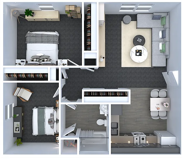 Floor plan 2 Bedroom