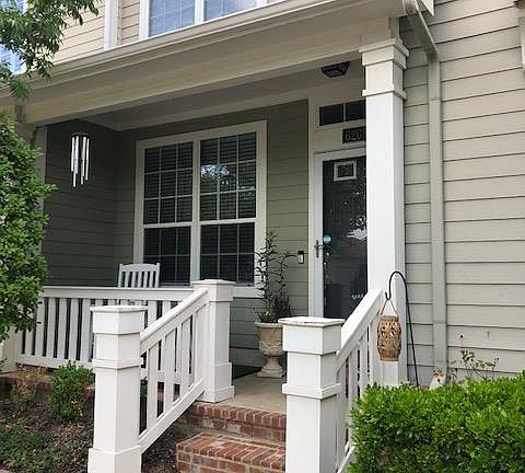 Private front porch to enjoy this beautiful neighborhood