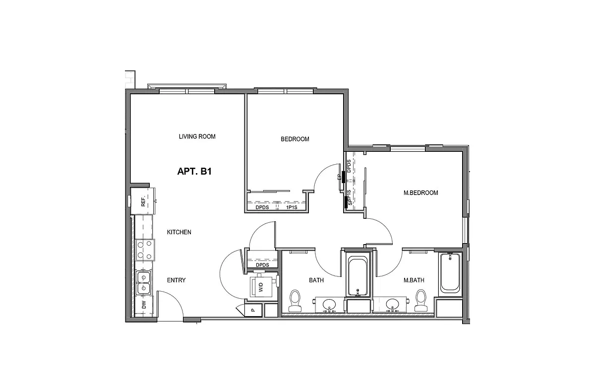 Floor plan B1