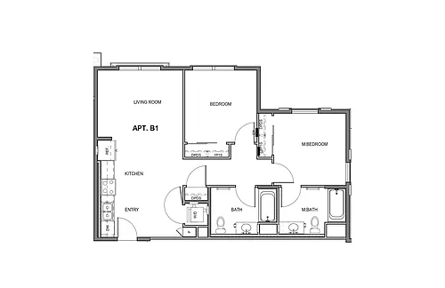 Floor plan B1