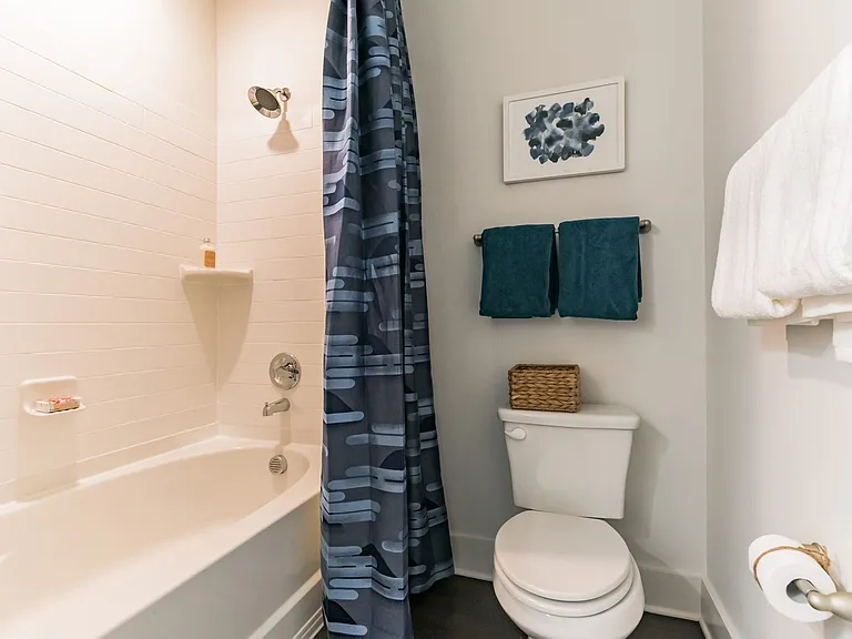 Secondary Bathroom with Tub Shower